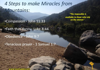 4 Steps in Reaching for a Miracle