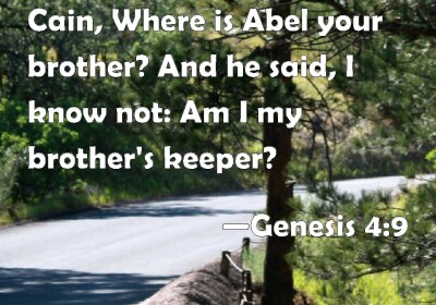  BE YOUR BROTHER'S KEEPER ~ A ##
