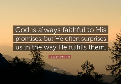 GREAT IS THY FAITHFULNESS ~ A Parable 