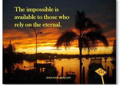  IMPOSSIBLE - is God's signature!