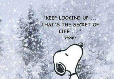Snoopy's Secret to Life.